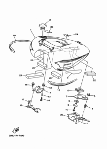 XV1900CU Топливный бак