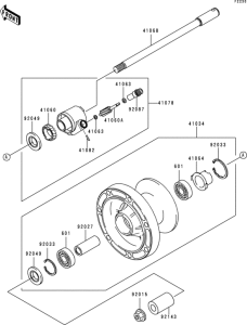  Переднее колесо