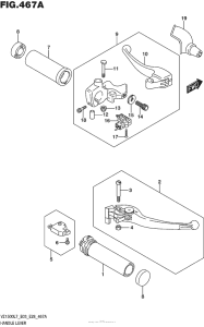 VZ1500 Рулевые переключатели