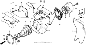 CR80R Air cleaner 86-89