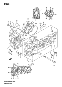 UH125 Картер двигателя
