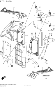 RM-Z450 Радиатор