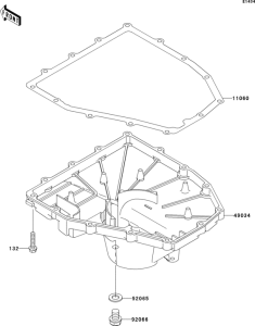 ZX600 Маслянный поддон