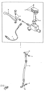 CW50RSX Главный тормозной цилиндр