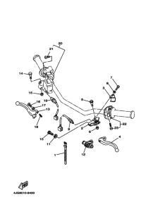 XT225W ﾊﾝﾄﾞﾙｽｲﾂﾁ. ﾚﾊﾞｰ