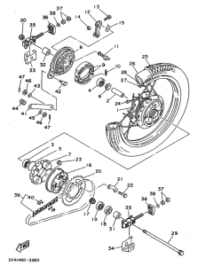 V110ZE Переднее колесо