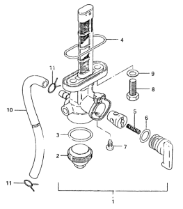 TS125 Топливный кран