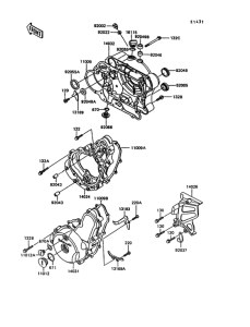 KL600 Крышки двигателя