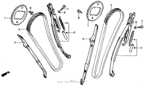 VT700C Цепь ГРМ