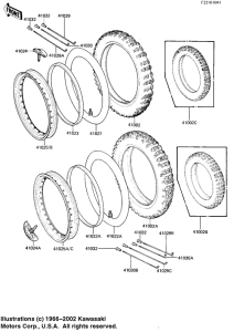 KDX175 Колеса,покрышки