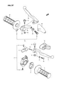 RM125 Рулевой переключатель