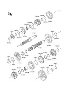 KLX250 Трансмиссия