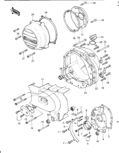 KZ1000 Крышки двигателя