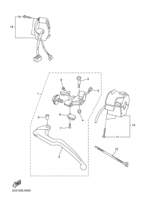 YZF-R6 Handle switch & lever
