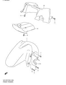 UC125 Переднее крыло