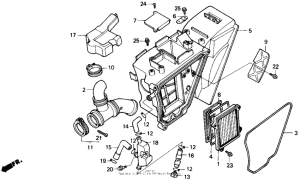 NX250 Воздушный фильтр