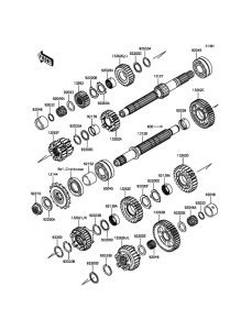 ZX1000 Трансмиссия