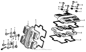 VF700S Крышка головки цилиндров