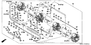 CB600F Детали карбюратора
