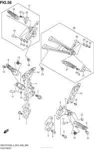 GSX-R1000 Подножки