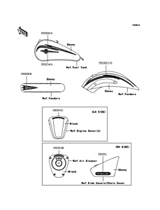 VN900 Наклейки