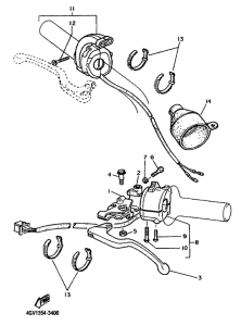 TT600S Handle switch. lever