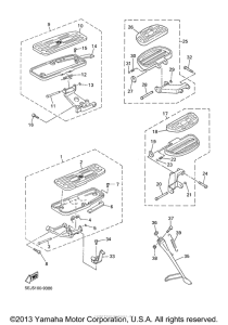 XVZ1300LTM Подножки