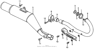 XL200R Глушитель