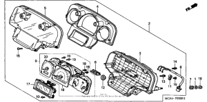 GL1800 Спидометр