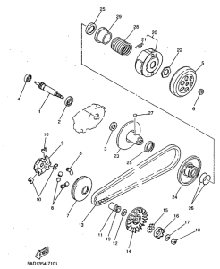 YN50 Сцепление