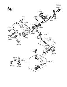 KR250 Механизм переключения передач