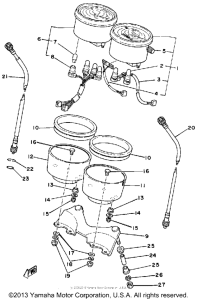 SR500H Speedometer tachometer