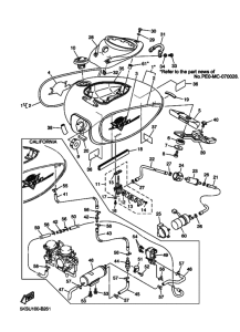 XVS1100AT XVS11ATR Tank fuel
