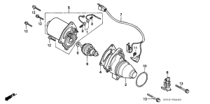 SA50 Стартерный мотор