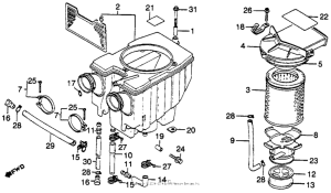 CM400 Воздушный фильтр