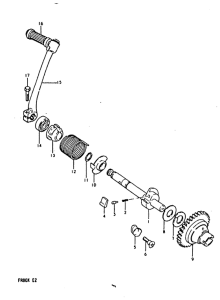 FR80 Ножной стартер