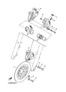 SR400 ﾌﾛﾝﾄﾃﾞｲｽｸﾌﾞﾚｰｷ. ｷﾔﾘﾊﾟ