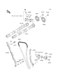ZX1000 Распред вал