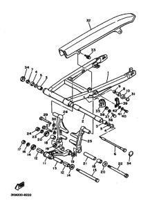 FJ600 FJ600A Задний рычаг и подвеска