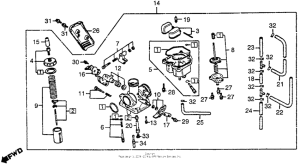 CB125S Карбюратор