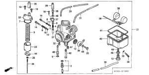 NSR125F Carburetor assy