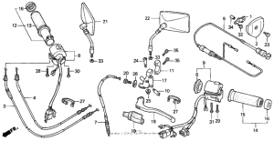 VT600C Рулевые переключатели