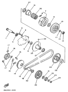 YA50R Сцепление
