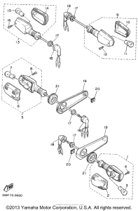 FZR600RG Поворотники