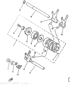 DT125 Leva de cambio. herq