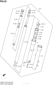 LS650 Передняя вилка
