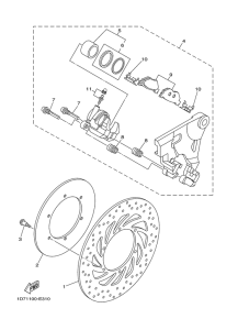 XV1900A Задний суппорт