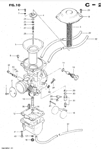 DR500 Carburetor assy