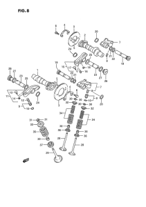 VS1400 Распредвал -клапана
