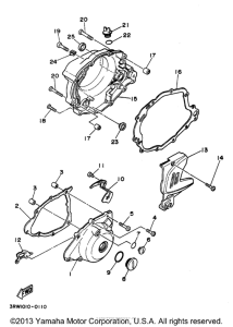 XT225KC Боковые крышки